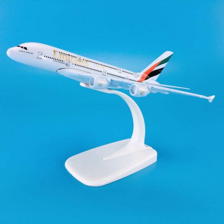 เครื่องบินจำลองเครื่องบิน-a380แอร์บัสเครื่องบินจำลองวัสดุสังกะสีผสมขายดี1-500-14ซม