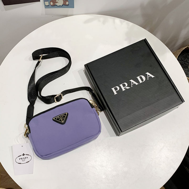 prada-แท้-100-กระเป๋าสะพายข้าง-prada-3-zipper-mini-crossbody-พร้อมกล่อง-มี6สี