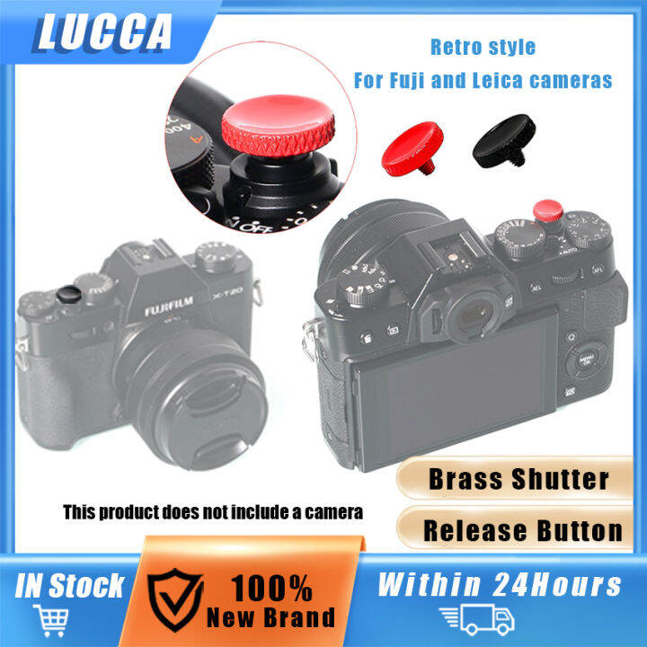 Generic Soft Camera Shutter Button SLR Camera Pure Copper Knurled