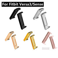 1คู่สายนาฬิกาเชื่อมต่อนาฬิกาวงอะแดปเตอร์สำหรับ F Itbit ในทางกลับกัน3 Versa3 Sense ดูสมาร์ทวงอะแดปเตอร์อุปกรณ์เชื่อมต่อ