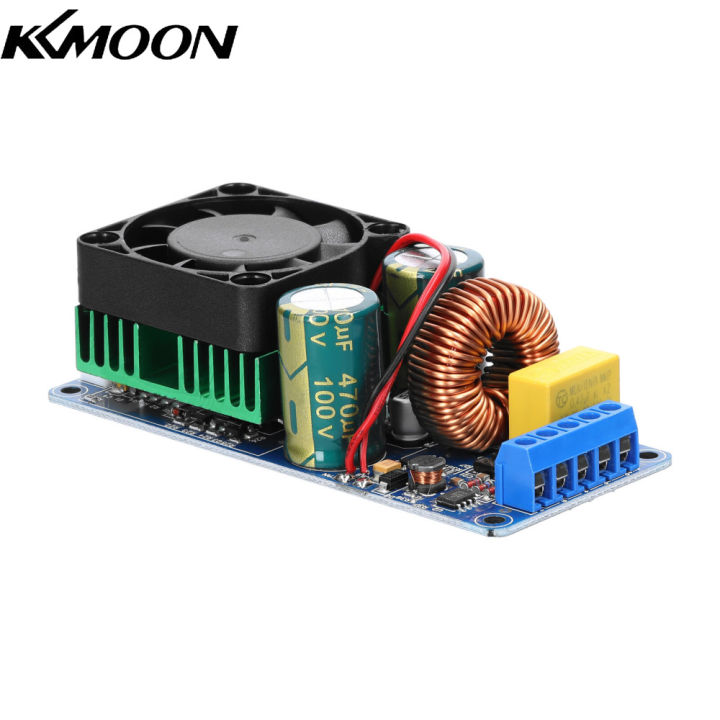kkmoon-500w-บอร์ดขยายกำลังเสียงระบบดิจิตอล-irs2092s-โมโนโมดูลบอร์ดแอมป์ไฮไฟคลาส-d-พร้อมพัดลมทำความเย็น