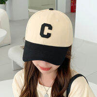 Letter C เย็บปักถักร้อย Patchwork เบสบอลหมวกผ้าฝ้ายกลางแจ้ง Sun หมวกผู้หญิง Man Snapback Dad Trucker หมวก Unisex Streetwear