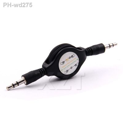 80cm 3.5mm Retractable Earphone Jack Aux Audio Cable Male for Car Iphone Samsung Phone GPS MP3 MP4 Music Stereo Speaker