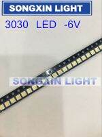 【☑Fast Delivery☑】 Vzhengsha 100ชิ้น Smd 3030 Led แสงสีขาวเย็นการประยุกต์ใช้แสง1W 6V 3Mm * 3Mm นำ