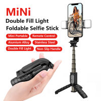 คู่เติมแสง S Elfie ติดขาตั้งกล้องที่มีระยะไกลไร้สาย,มินิยืด4 In 1 Monopod - 360 ° หมุนศัพท์ยืน H Older