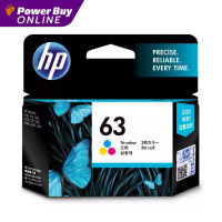 HP ตลับหมึกอิงค์เจ็ท (สี Tri-Color) รุ่น F6U61AA NO.63 CO