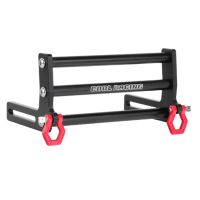 LCG Metal Front Bumper with Tow Hook for Axial SCX10 Traxxas TRX4 1/10 RC Crawler Car Upgrades Parts Kit 1