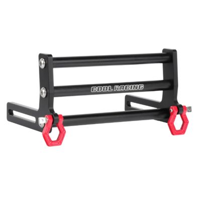 LCG Metal Front Bumper with Tow Hook for Axial SCX10 Traxxas TRX4 1/10 RC Crawler Car Upgrades Parts 1