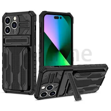 Iphone 13 Xsiphone 14/13/12/11 Pro Max Card Slot Case - Shockproof Armor  Cover