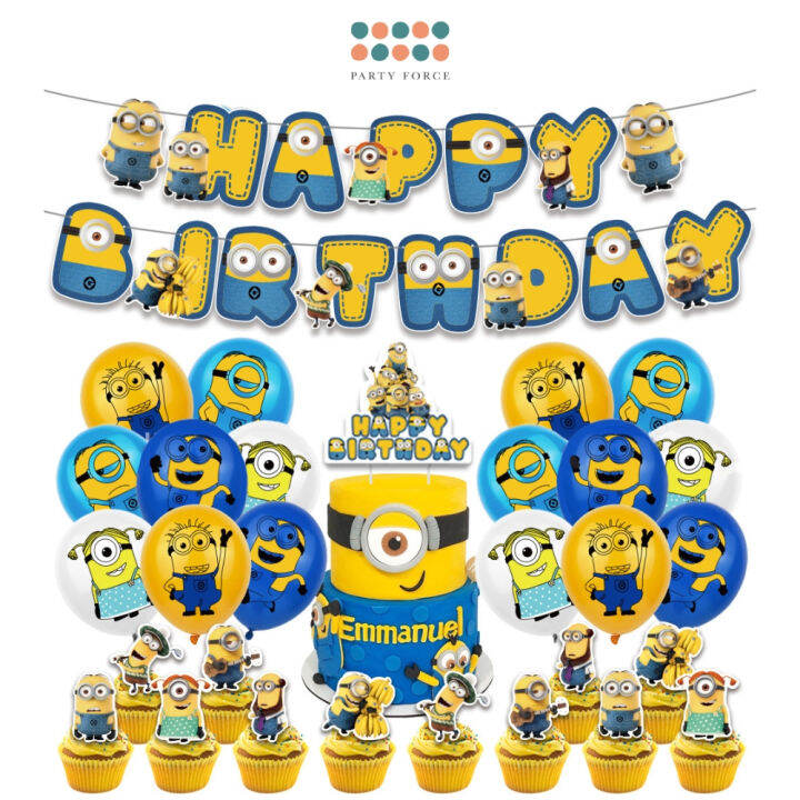 Despicable Me Minions Birthday Decoration Pack for party event ...