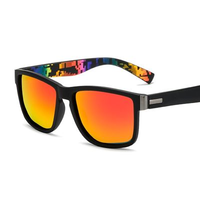 Fashion Polarized Sunglasses Man Woman Driving Coating Points Red Frame Eyewear Male Sun Glasses UV400 Sun Glasses