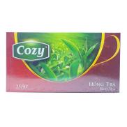 Trà túi lọc cozy hồng trà 50Gr 25 gói x 2g pha trà, trà sữa