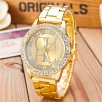 2023 New Watches Women Fashion Quartz Watch Ladies Watches Luxury Crystal Gold Stainless Steel Wristwatches Relogio Feminino Hot