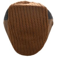 Jamont New Unisex Autumn Winter Beret Buckle Hat For Men Women Solid Leisure Wool Warmer Knitted Cap