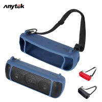 ANYTEK เคสซิลิโคนใช้ได้กับ Anker Soundcore Motion + บลูทูธ-รองรับกระเป๋าใส่กล่องอาหารลำโพงพร้อมตะขอยึดพร้อมสายรัด