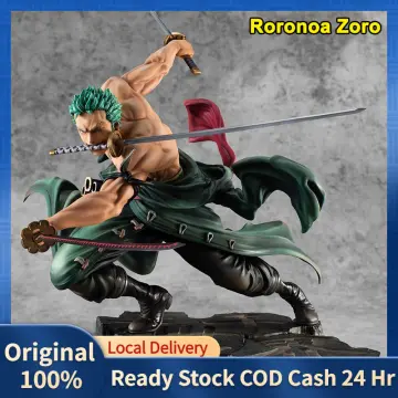 One piece - figurines roronoa zoro 17cm, figurines