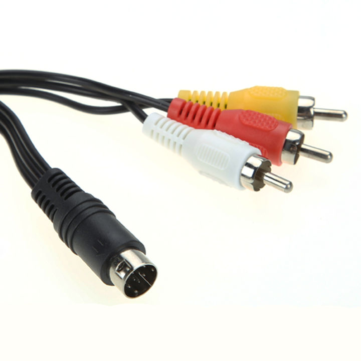 3rca-1-8-m-9-pin-audio-video-ด้วยสายเคเบิลสำหรับ-sega-genesis-2หรือ3r