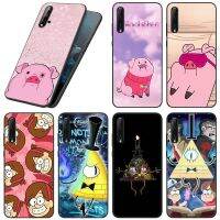 Nana Ko Electron】เคสสำหรับหัวเหว่ยโทรศัพท์ตกตามแรงโน้มถ่วงครอบครัวหมูสีดำ9A X8 X9 5กรัม30i 20วินาที20E 10i 7S 8A 8S X7 9X Pro 10X เคส Lite