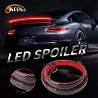 OKEEN สปอยเลอร์ Led เส้นใยคาร์บอนซม. 130,สัญญาณเลี้ยวเบรคอเนกประสงค์สำหรับขับรถไฟท้ายรถยนต์สปอยเลอร์ด้านหลัง Dunzheng9084295 12V