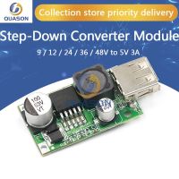 LM2596HV 5V DC-DC Step Down Buck Converter Board Module 9V 12V 24V 36V 48V to 5V 3A USB Charger Module