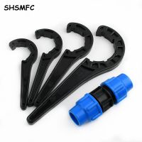 【CW】5063mm PE Fast Connecting Fittings Wrench PVC Tube Valve Lock Nut Special Wrench Irrigation Tubing Repair Tool