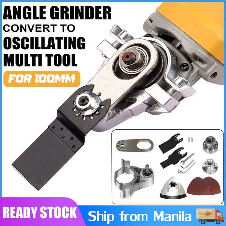 【READY STOCK】 ♔Cordless Oscillating Multi Tool Angle grinder conversion