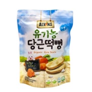 Chính hãng Bánh gạo ăn dặm hữu cơ cho bé Alvins Organic Rice Snack 30g -