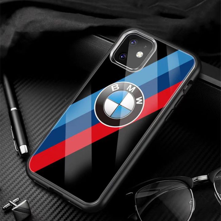 เคสสำหรับไอโฟนโทรศัพท์-bmw-กันกระแทก14-pro-plus-pro-max-13-12-11-กระจกป้องกัน