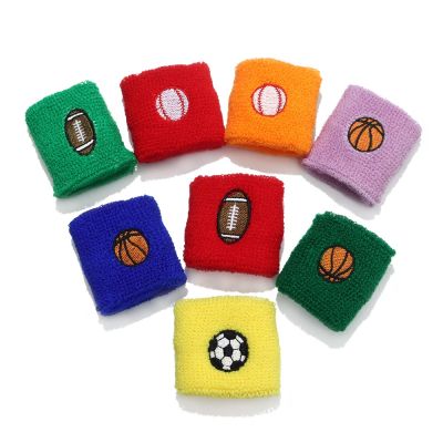 Multicolor Sport Wristbands Kids Running Gym Yoga Outdoor Wristbands Basketball Football Fitness Wrist Support Protect Sportwear