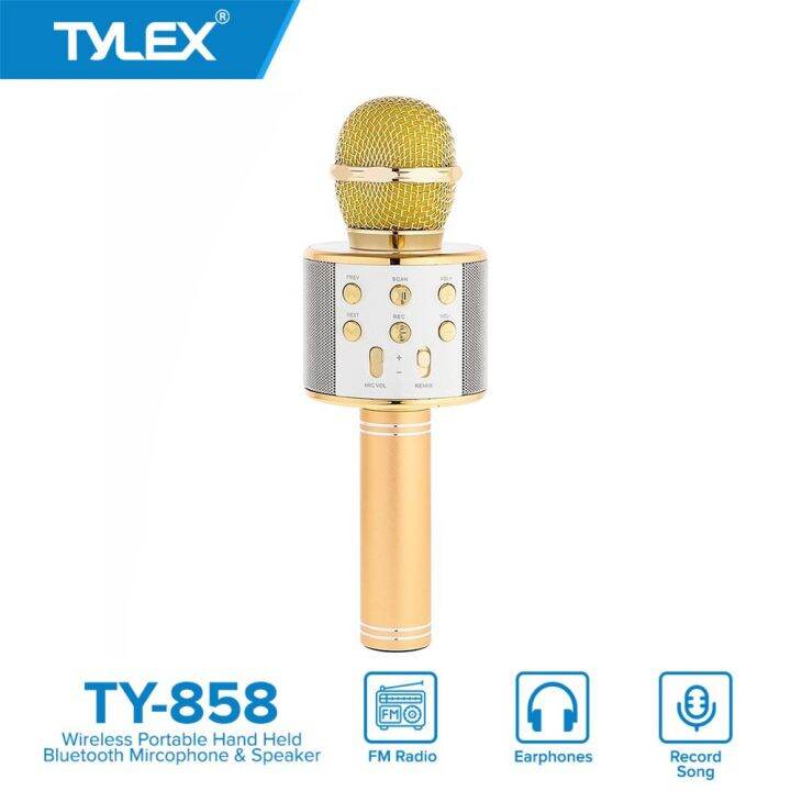 Tylex Wireless Portable Handheld Bluetooth Microphone TY858 Lazada PH