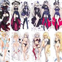 อะนิเมะญี่ปุ่น Destiny สั่งซื้อขนาดใหญ่ FGO Alter Jeanne dArc สาวเซ็กซี่ Dakimakura ปลอกหมอน Otaku กอดร่างกายปลอกหมอนของขวัญ