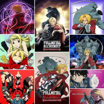 Full Metal Alchemist Characters Celebration Anime Paper Poster GE