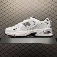 New_Balance_ 530 Durable retro running shoes for men and women white black MR530EWB