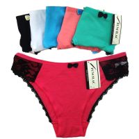 Woman Underwear Womens Panties Sexy Cotton Lace Briefs Ladies Knickers Intimates Lingerie for Women 5 Pcs/set