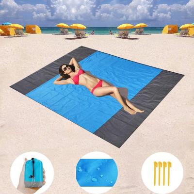 1.4x2M Beach ผ้าห่มกันน้ำกลางแจ้ง Camping ปิกนิกพับเครื่องนอนชายหาด Foldable waterproof picnic mat Beautiez