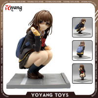 17ซม. แต่ละเรื่องอะนิเมะรูป Ogiwara Sayu Action Figurine Kawaii สาว Squatting รูปปั้นอะนิเมะอุปกรณ์ต่อพ่วงสะสมของเล่น