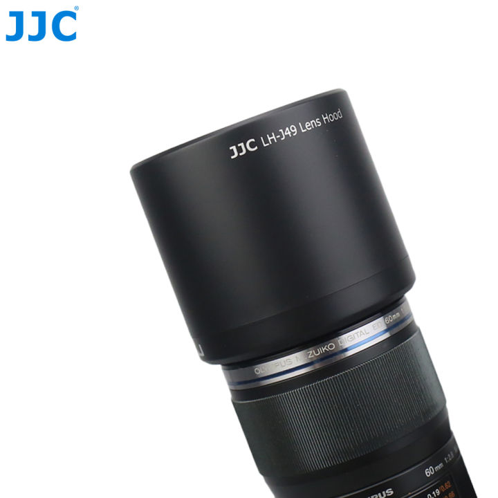 jjc-reversible-กล้องเลนส์สำหรับ-olympus-m-zuiko-digital-ed-60-มม-f2-8-เลนส์มาโครแทนที่-olympus-lh-49-เลนส์หลอด-yrrey