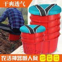 Domestic mobile bubble stool small wooden bench greenhouses to do farm work new artifact portable thickening bottom stool