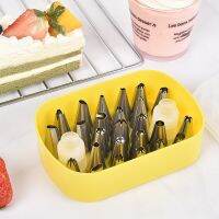 【hot】✒✽❈  27Pcs/lot Pastry Nozzles Sets Icing Piping 25Pcs Reusable Baking Tools Accessories