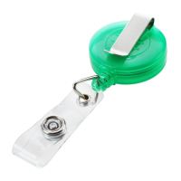 Retractable Ski Pass ID Card Badge Holder Key Chain Reels With Clip