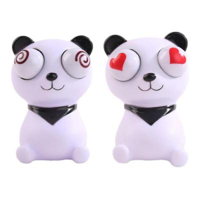Panda Stress Ball Luminous Squeeze Pop-Eyes Panda Toy Boom Eye Panda Pinch Toy for Anger Adhd Stress Relief Kids and Adults Gift Sensory Toys greater