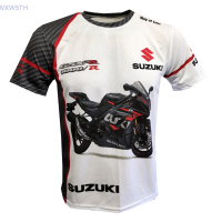 Suzuki 2023！New！Band GSX-R 1000 V-STROM Isuzu Maglietta Camo Motorcycle T-shirt High quality products （Freeprinting of names）