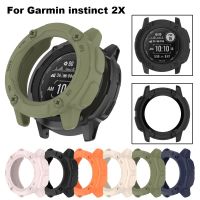 ✢☏◑ PC miękkie etui dla instynktu Garmin 2X zderzak ochronny pokrowiec na instynkt 2 X akcesoria do inteligentnego zegarka ochraniacz ekranu zderzaka