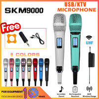 SKM9000ไร้สายหนึ่งสำหรับสองไมโครโฟนเวที K เพลงการแสดงสดกลางแจ้ง