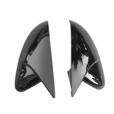 for Scirocco PASSAT Beetle 2009-2018 Black Door Side Wing Rearview Mirror Ox Horn Cover Cap Car Accessories