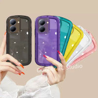 เคส VIVO Y36 V23 V23e X80 Pro T1x Y33T Y21T Y21A Y33s Y21s Y21 5G 4G โปรสีทึบ เคสโทรศัพท์ ดีลสุดฮอตดีไซน์ใหม่ลูกกวาดเรียบง่ายเยาวชนฝาครอบนิ่มโปร่งใส Case 2023