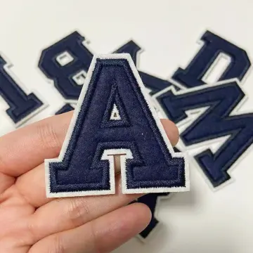 Pack of 26 Iron-On Patches with A-Z Letters, Alphabet Appliques Patches,  Letter Decorative Patches for Hats, Clothes, Bags, DIY Crafts, Fabric  Patches
