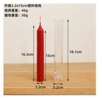 แม่พิมพ์อคิริคทำเทียน ทรงกระบอก 3.2*18 cm 003522