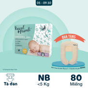 Tã Bỉm dán Rascal & Friends cho bé 3kg-5kg- Size Newborn 80 miếng