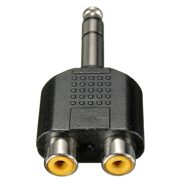 6-35-6-5mm-trs-1-4-inch-jack-plug-male-to-dual-rca-female-y-splitter-audio-adapter-converter